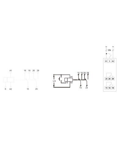 Реле задержки времени на включение NTE9-A2 AC/DC 12-240V