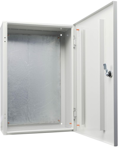Корпус з монтажною панеллю металевий 60*40*20, IP31, серії UBox