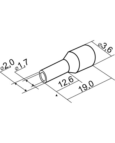 Наконечники трубчатые НТ 1,5-12 черные (100шт)