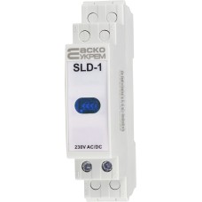 Модульный сигнальный индикатор 230V AC/DC SLD-1 синий