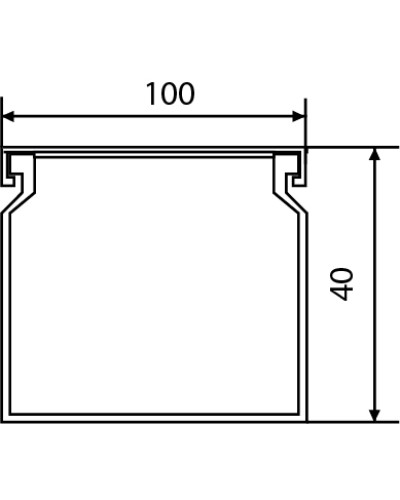 Короб АСКО УКРЕМ 100*40/2000мм
