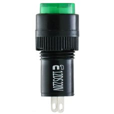 Сигнальная арматура AD22E-12DS зеленая 220V АC