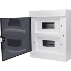 Корпус модульный пластиковый, 24 модуля, навесной, серии UBox