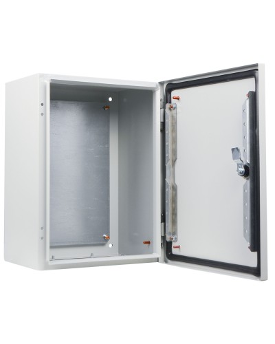 Корпус з монтажною панеллю металевий 40*30*20, IP65, серії UBox
