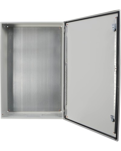 Корпус з монтажною панеллю металевий 120*80*30, IP65, серії UBox