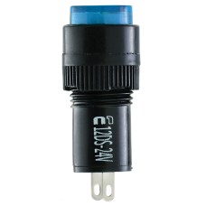 Сигнальная арматура AD22E-12DS синяя 24V АC/DC