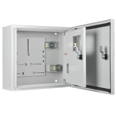 Корпус учета металлический 4 модуля 1фл, навесной IP54, серии UBox