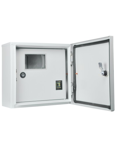 Корпус учета металлический 4 модуля 1фл, навесной IP54, серии UBox