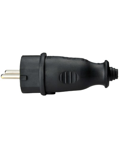 Вилка каучуковая стандартная 2Р+PE 16А IP44