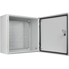 Корпус с монтажной панелью металлический 40*40*20, IP54, серии UBox