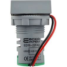 Квадратный цифровой измеритель тока ED16-22FAD 0-100A (зеленый)