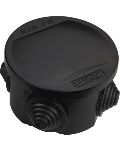 Розподільча коробка серії UAtmo Jet Black 50*50 (уп. 25шт)