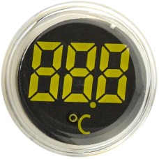 Круглый цифровой измеритель температуры ED16-22WD -25С – 150С (белый)
