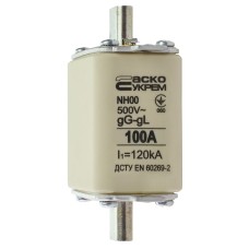 Предохранитель ножевой с плавкой вставкой NH00 100A gG