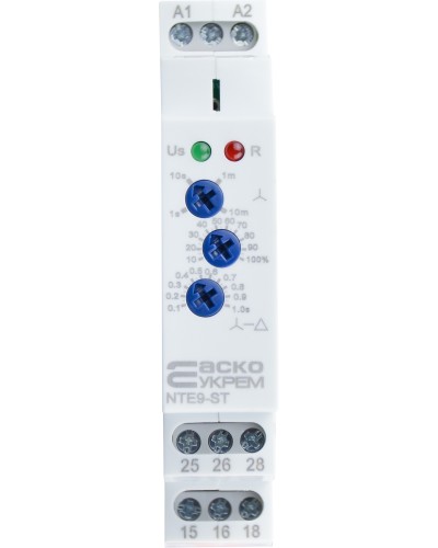 Реле времени звезда/треугольник NTE9-ST AC/DC 12-240V
