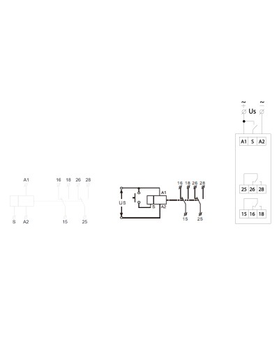 Реле задержки времени отключения NTE9-B2 AC/DC 12-240V