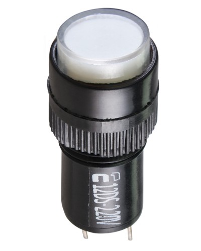 Сигнальна арматура AD22E-12DS біла 220V АC
