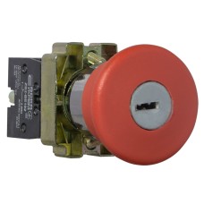 XB2-BS142 Кнопка безопасности. Возвращение ключом