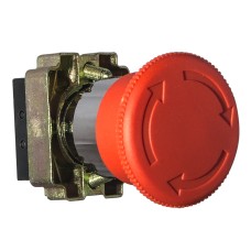 XB2-BS542 Кнопка безопасности. Возврат поворотом. d40mm