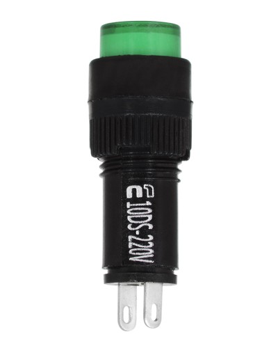Сигнальна арматура AD22E-10DS зелена 220V АC