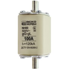Предохранитель ножевой с плавкой вставкой NH00 100A gG