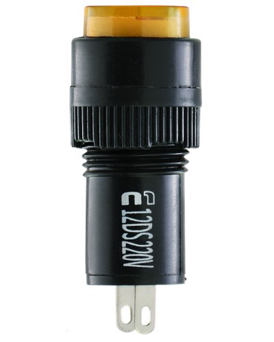 Сигнальная арматура AD22E-12DS желтая 220V АC