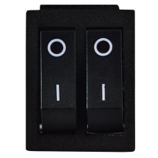 KCD2-2101 B/B Переключатель 2 клав. черный