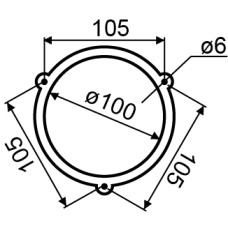 Колокольчик EBL-1002 (100 мм)