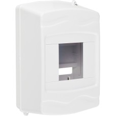 Корпус модульный пластиковый, 4 модуля, навесной, без дверцы, серии UBox
