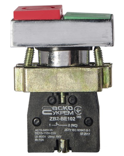 XB2-BL8425 Кнопка двойная "Старт/Стоп"