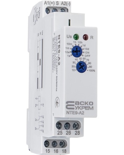 Реле задержки времени на включение NTE9-A2 AC/DC 12-240V