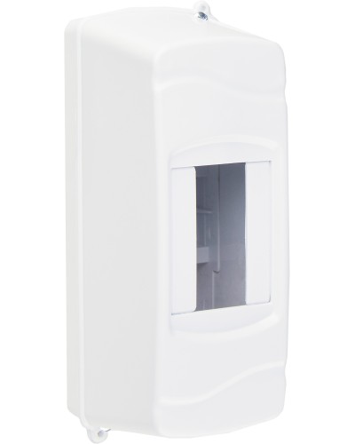 Корпус модульный пластиковый, 2 модуля, навесной, без дверцы, серии UBox