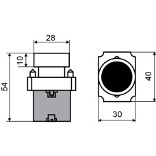XB2-BA51 Кнопка "Старт" желтая