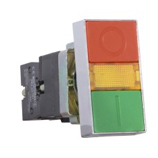 XB2-BW8375 Кнопка двойная с подсветкой "Старт/Стоп"