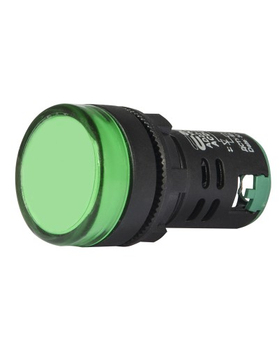 Сигнальна арматура AD22-22DS зелена 12V АC/DC