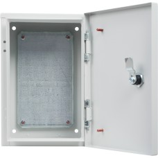 Корпус с монтажной панелью металлический 30*20*15, IP31, серии UBox