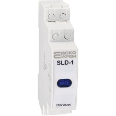 Модульный сигнальный индикатор 230V AC/DC SLD-1 синий
