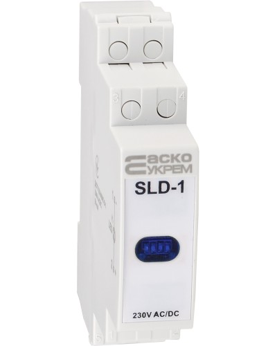 Модульный сигнальный индикатор 230V AC/DC SLD-1 синий