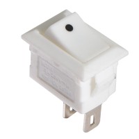KCD5-101 WH/WH Переключатель 1 клав. белый
