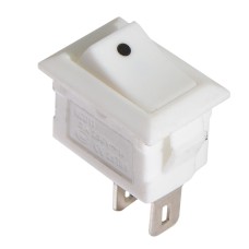 KCD5-101 WH/WH Переключатель 1 клав. белый