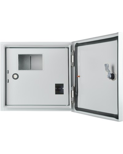 Корпус учета металлический 4 модуля 1фл, навесной IP54, серии UBox