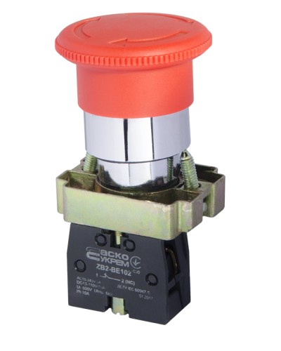 XB2-BS542 Кнопка безопасности. Возврат поворотом. d40mm