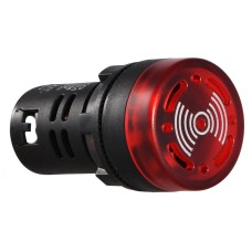 Зуммер мигающий AD22-22 BM/r красный 220V АC