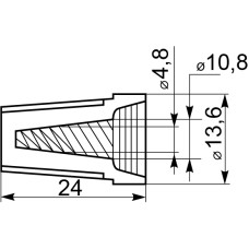 Колпачок P74 (100шт)
