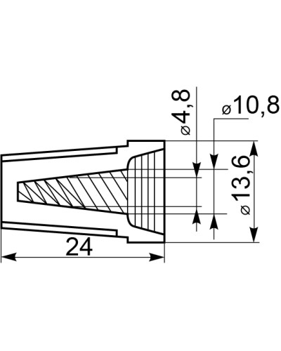 Колпачок P74 (100шт)