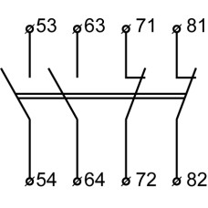 Дополнительный контакт ДК-22 (LA1-D22)
