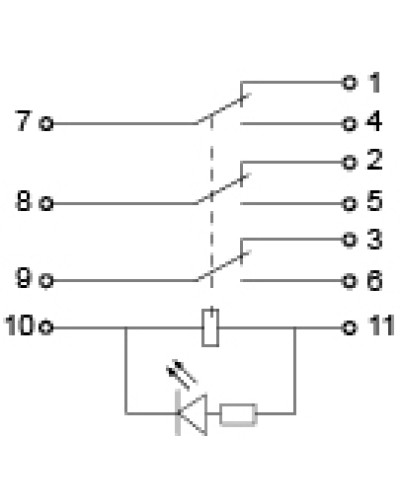 Реле MY3 (DC 12 V)