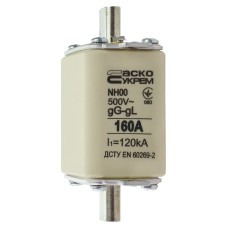 Предохранитель ножевой с плавкой вставкой NH00 160A gG