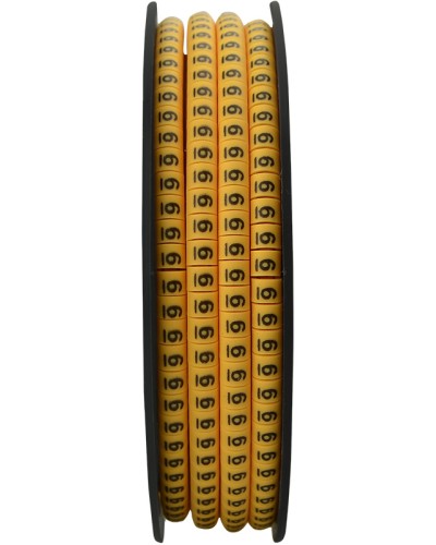 Маркування EC-0 0,75-1,5 кв.мм2 "6"