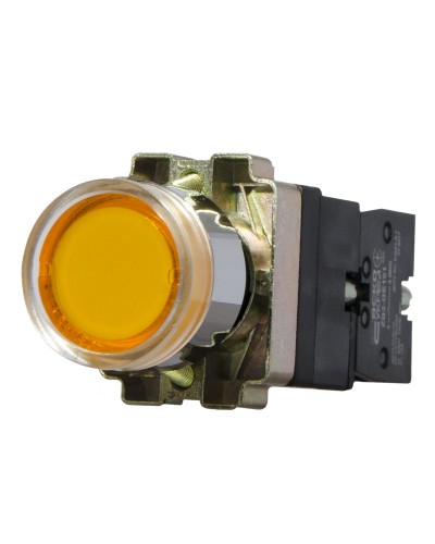 XB2-BW3571 Кнопка с подсветкой желтая
